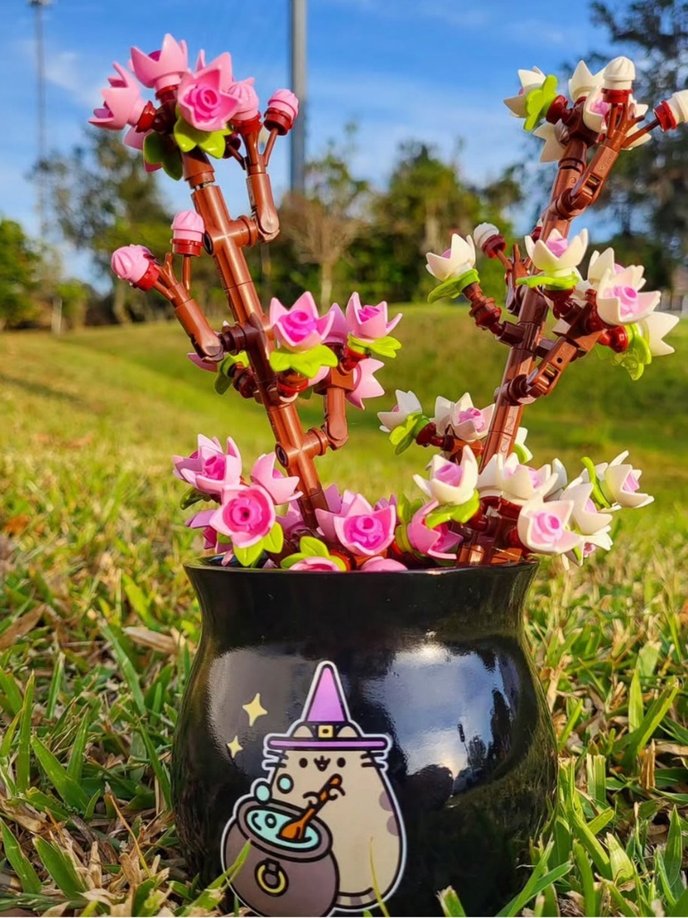 Pusheen Black Ceramic Planter